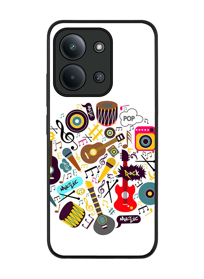 For Xiaomi Poco C85 4G Case,Slim fit Camera Protection, Shockproof Thin Phone cover  - Muscial Instruments